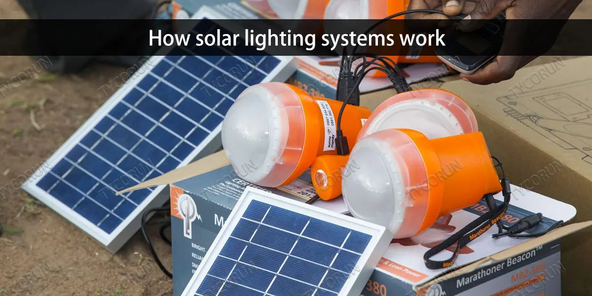 How solar lighting systems work