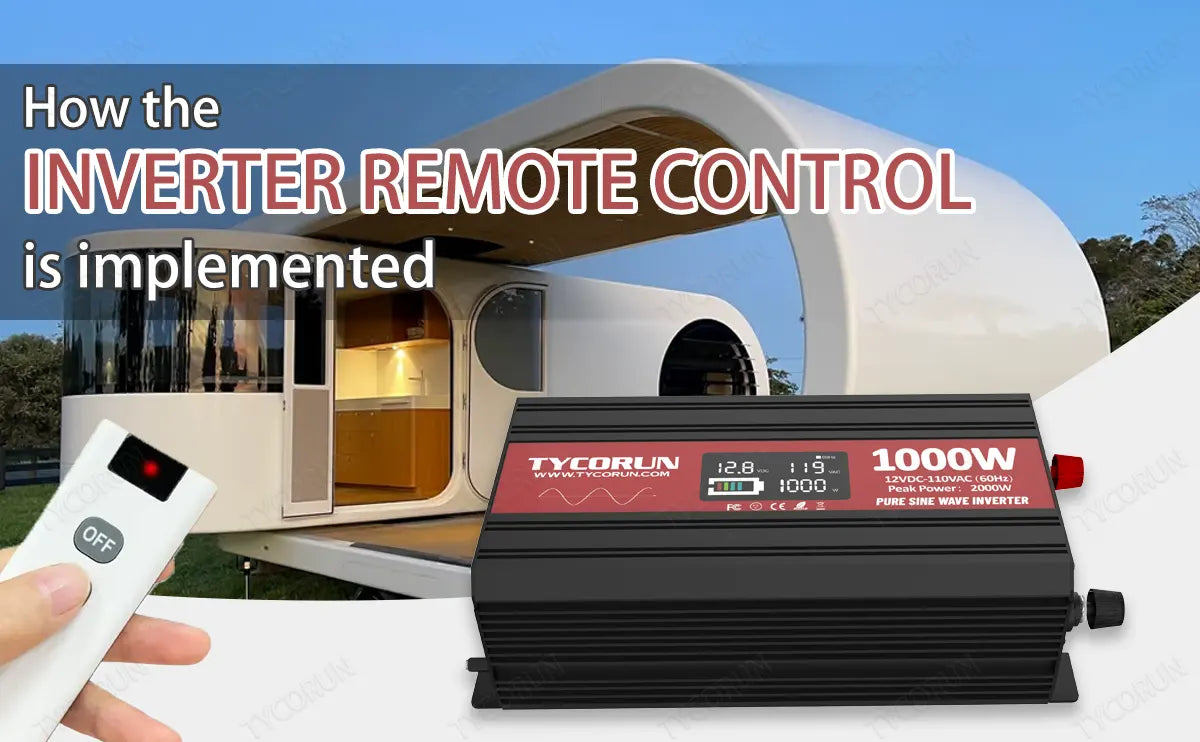 How the inverter remote control is implemented