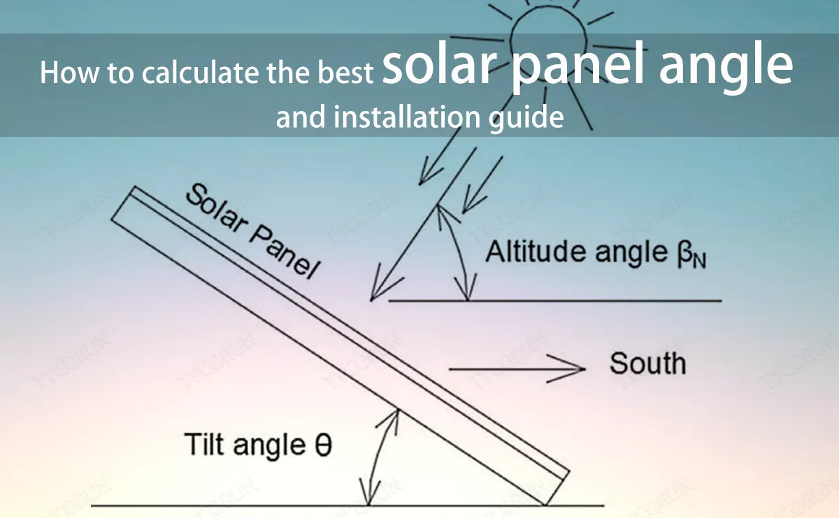 How to calculate the best solar panel angle and installation guide