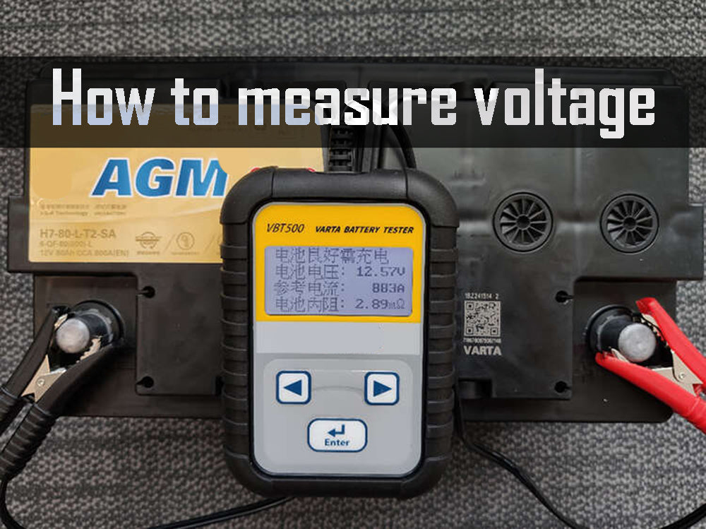 How to measure voltage