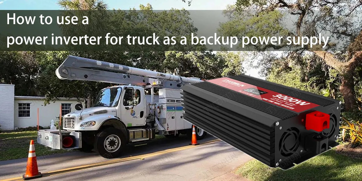 How to use a power inverter for truck as a backup power supply