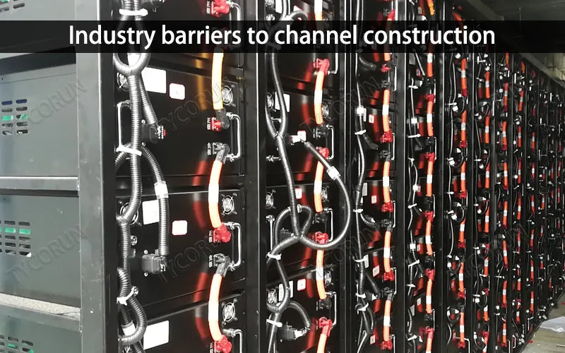 Industry barriers to channel construction