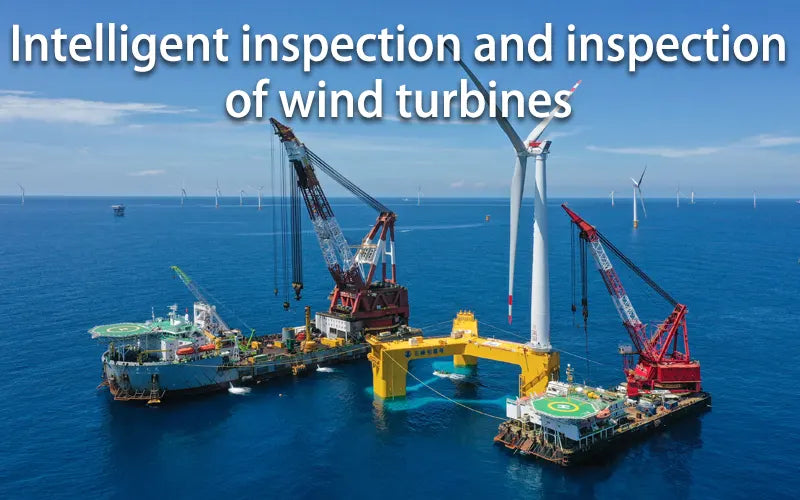 Intelligent inspection and inspection of wind turbines