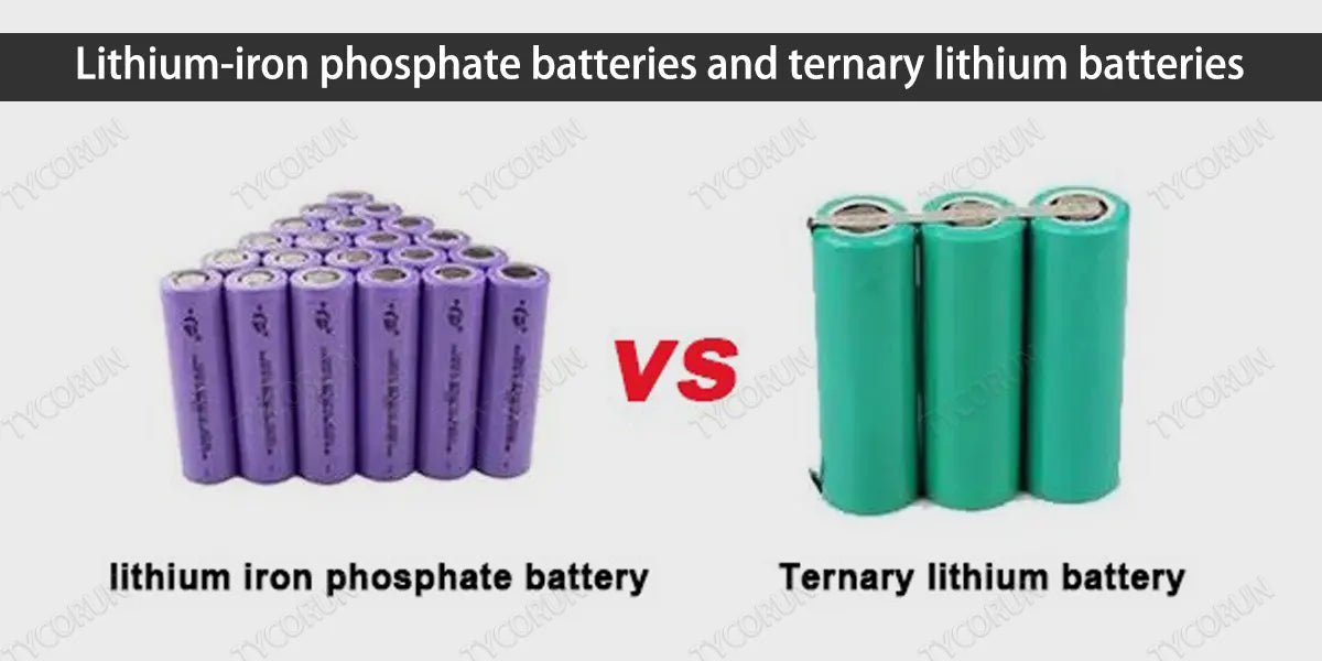 Lithium-iron phosphate batteries and ternary lithium batteries