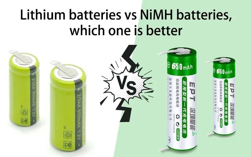 Lithium batteries vs NiMH batteries, which one is better