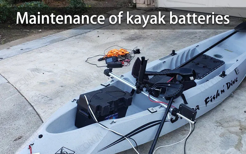 Maintenance of kayak batteries