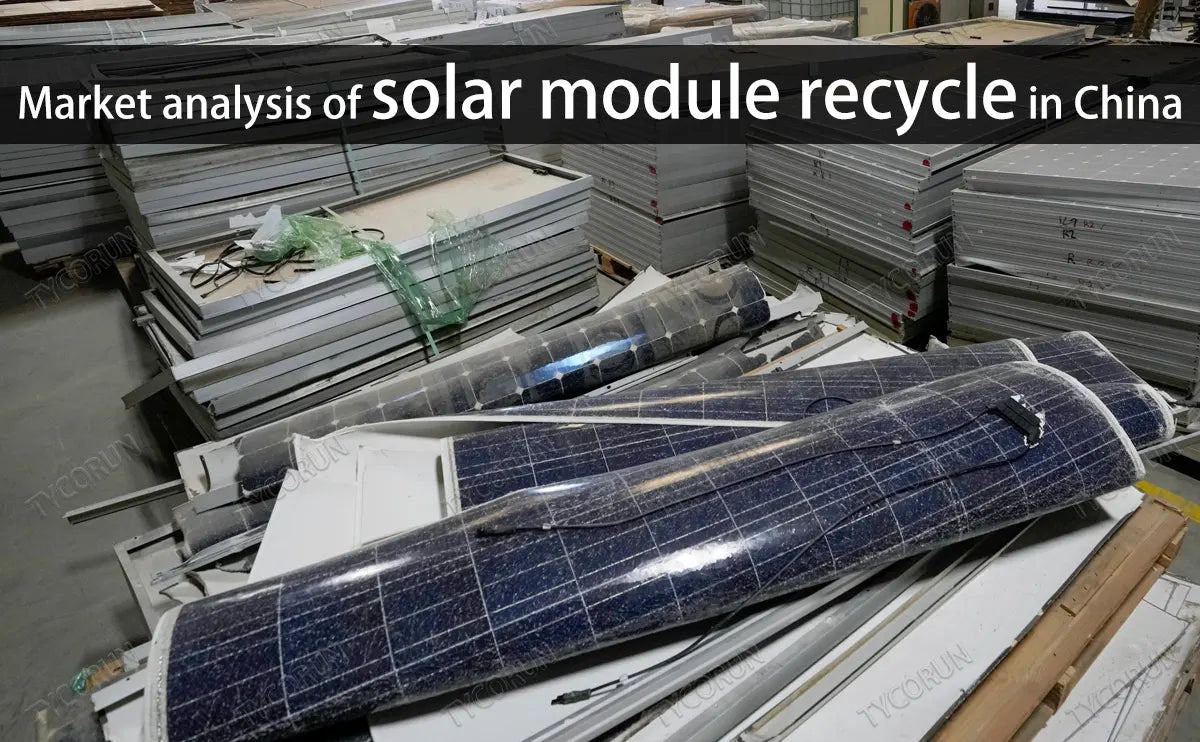 Market analysis of solar module recycle in China