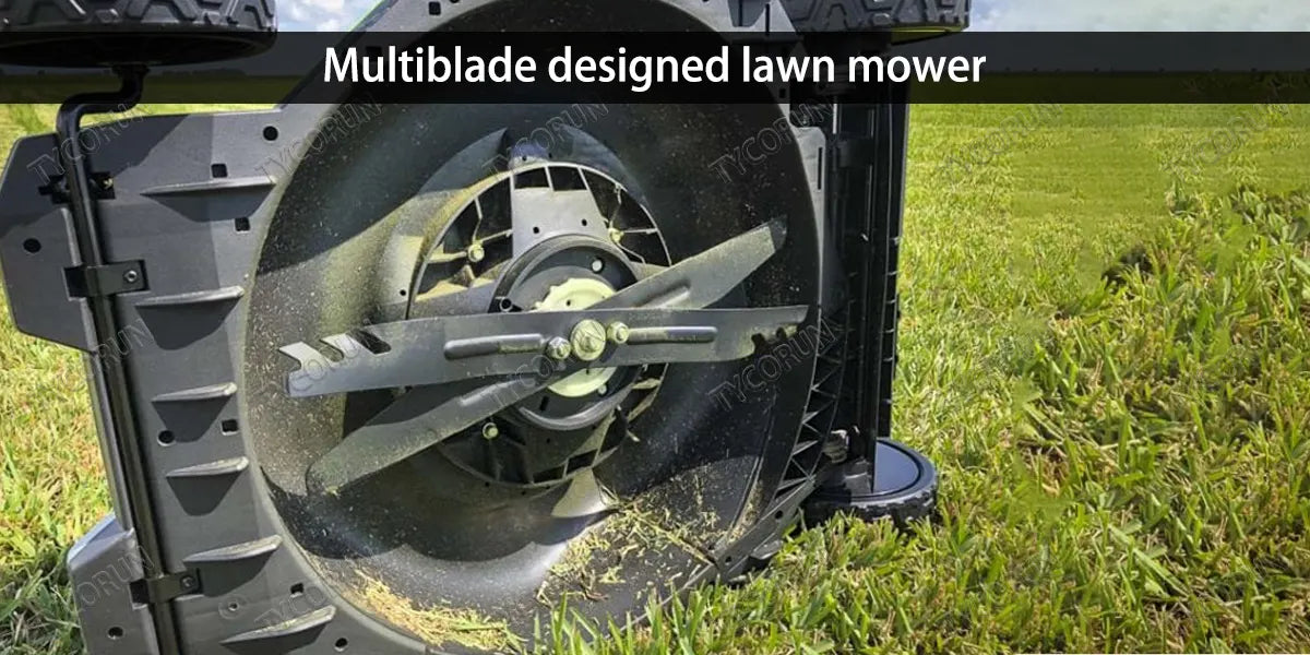 Multiblade designed lawn mower