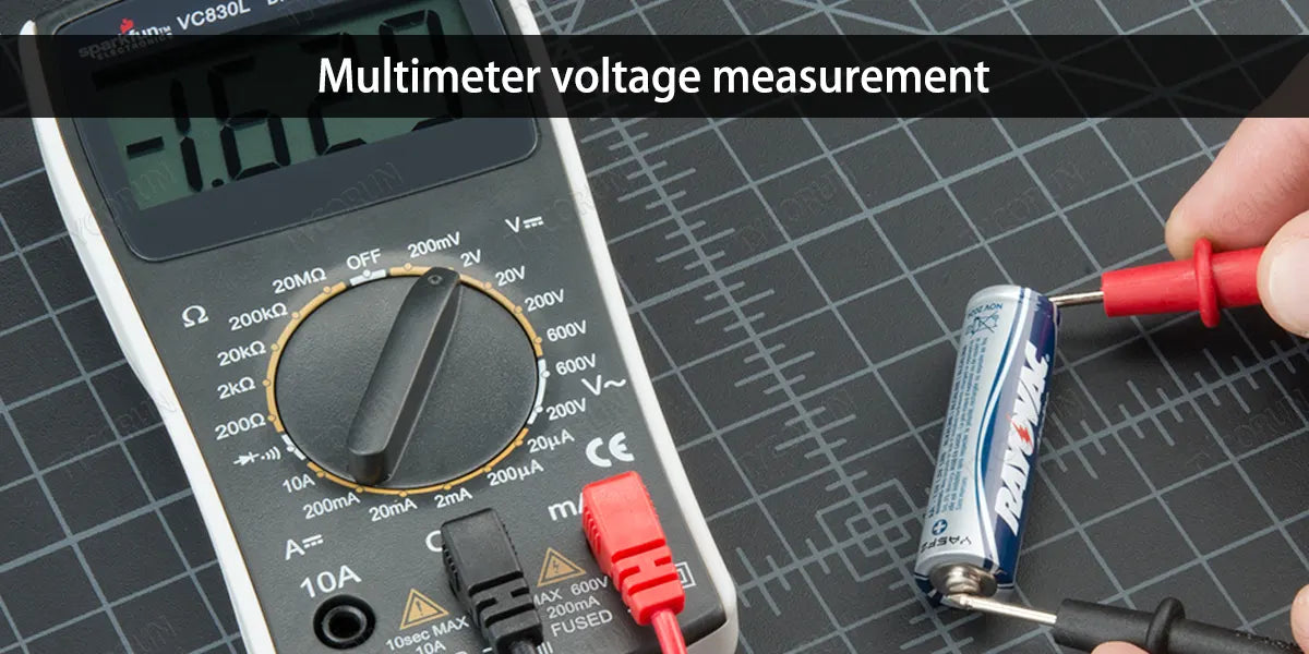 Multimeter voltage measurement