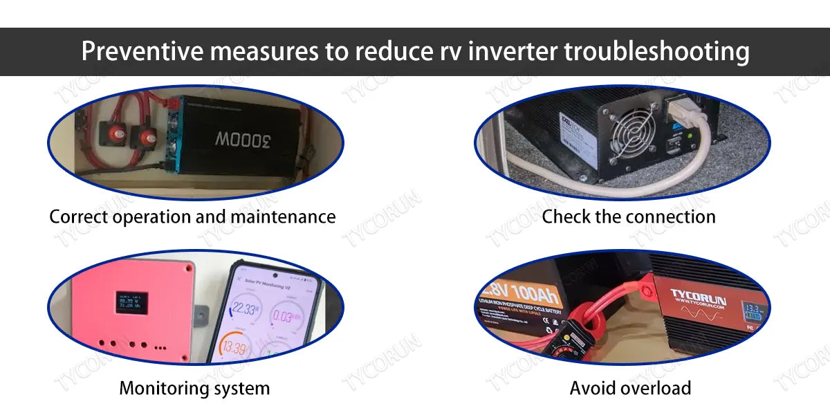 Preventive measures to reduce rv inverter troubleshooting