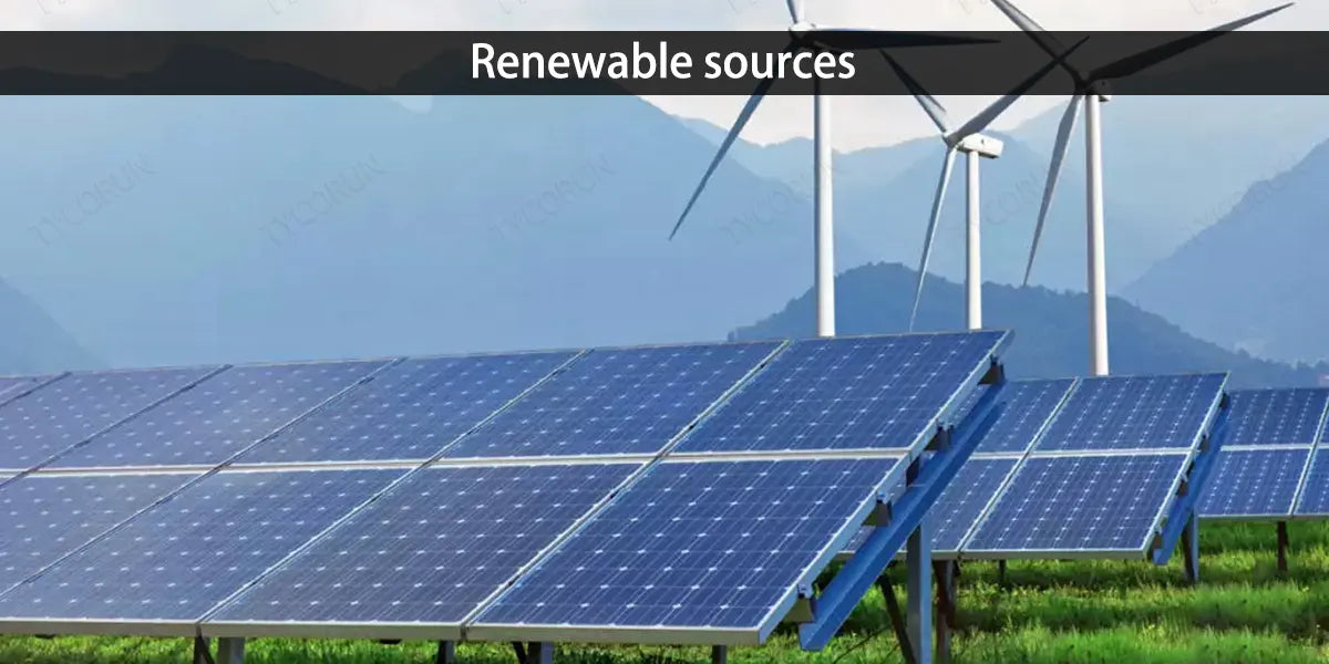 renewable sources