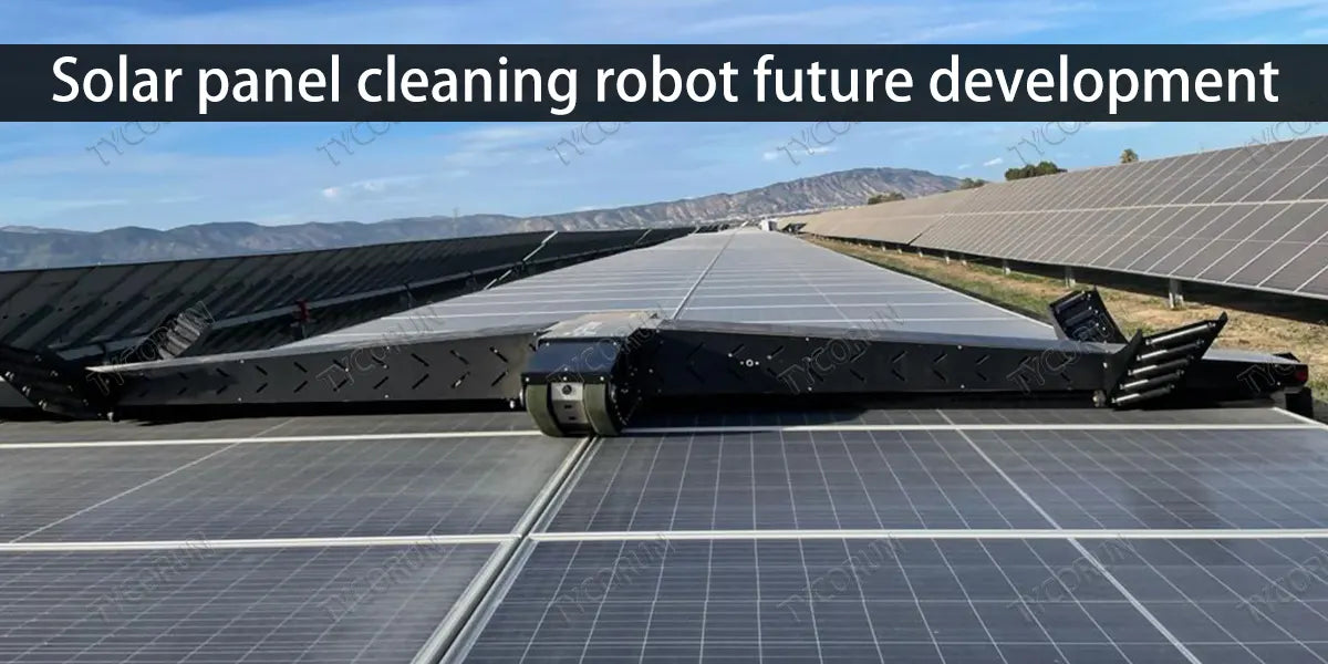 Solar panel cleaning robot future development