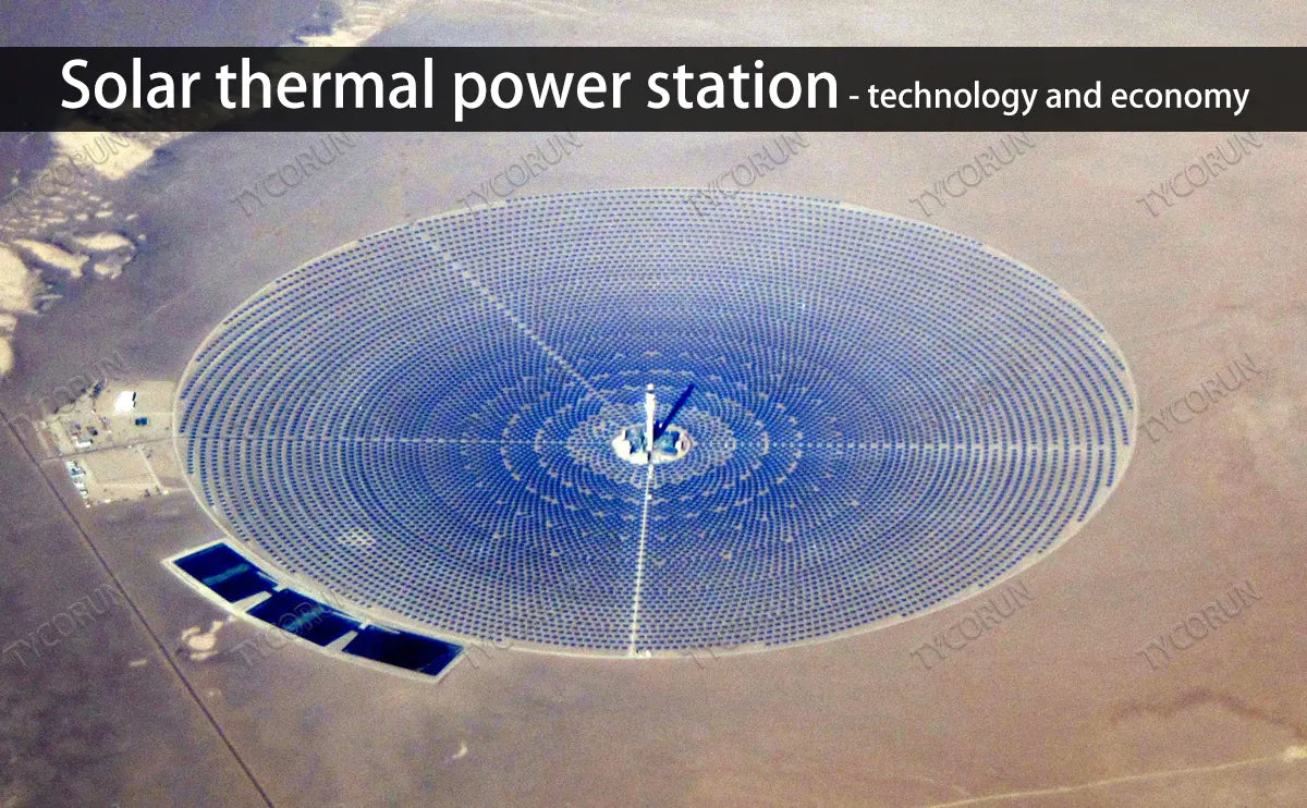 Solar thermal power station - technology and economy