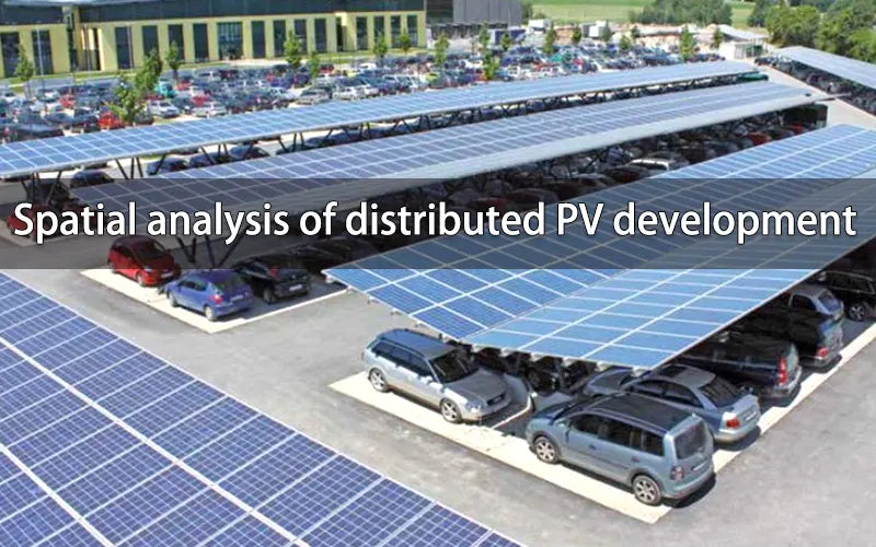 Spatial analysis of distributed PV development