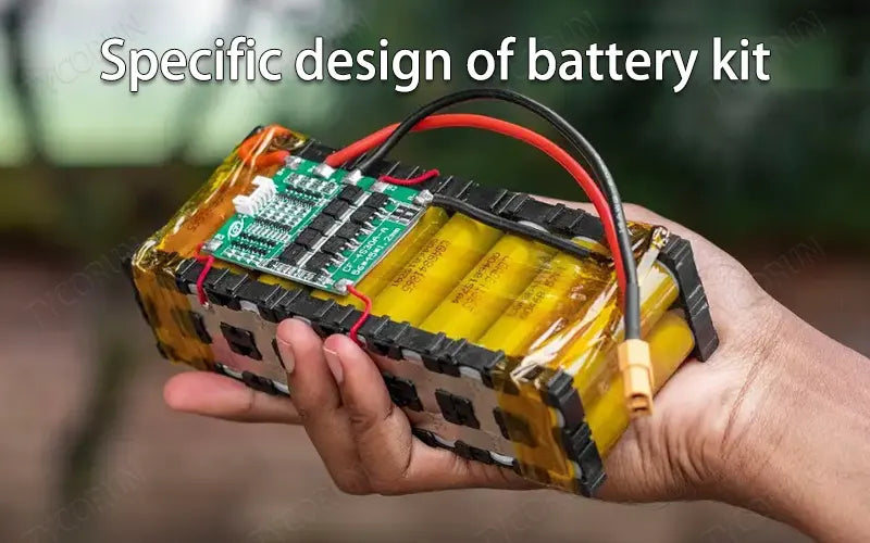 Specific design of battery kit