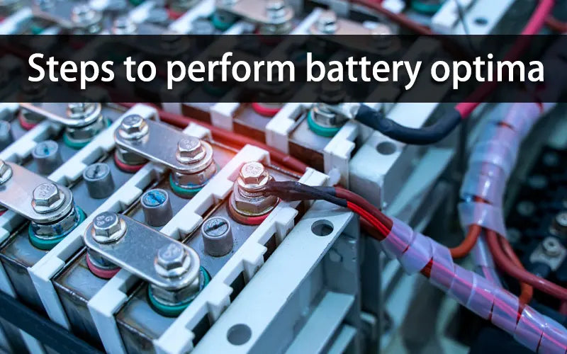 Steps to perform battery optima