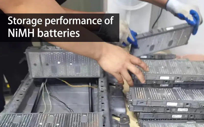 Storage performance of NiMH batteries