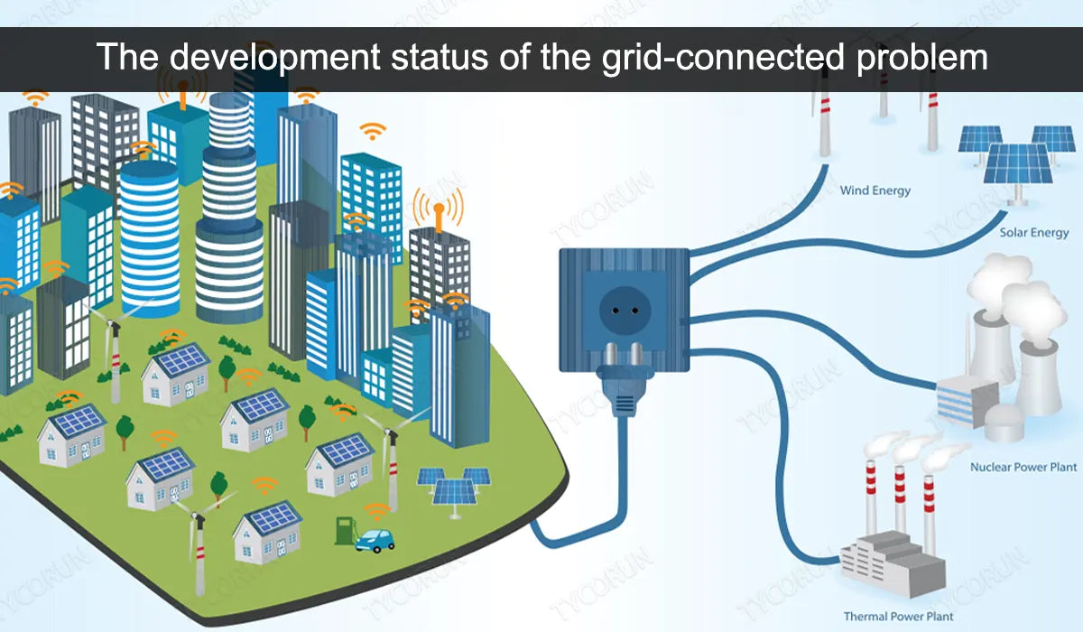 The development status of the grid-connected problem