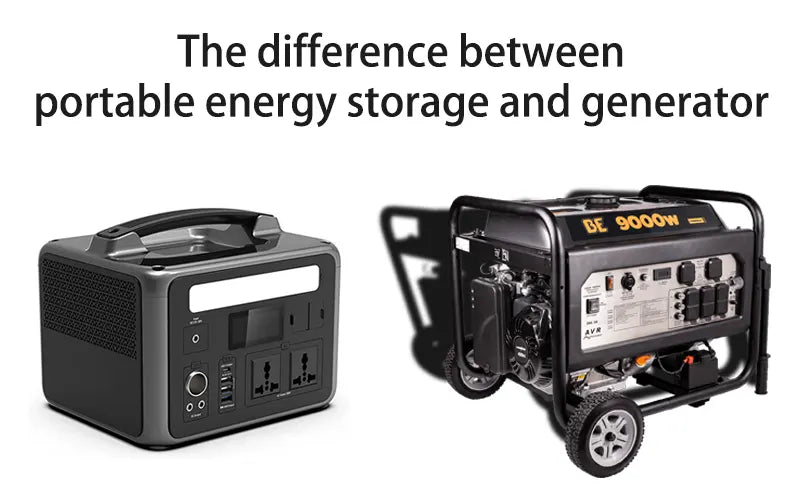 The difference between portable energy storage and generator