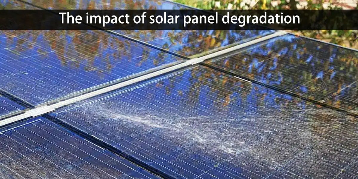 The impact of solar panel degradation