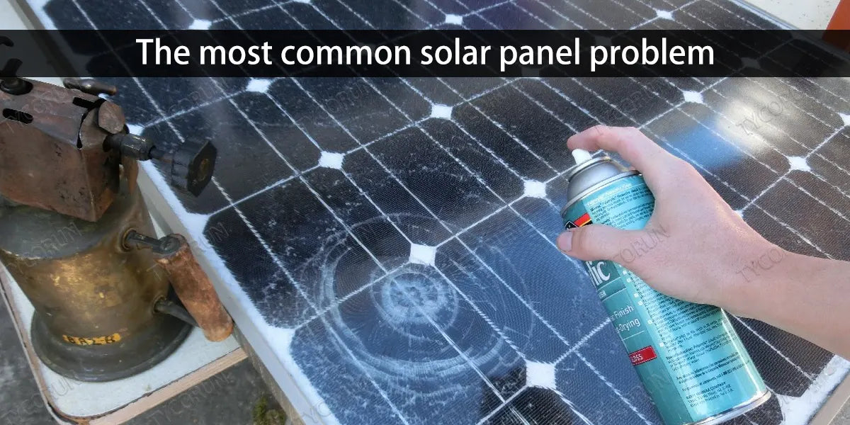 The most common solar panel problem