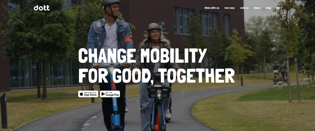 Tier Mobility website