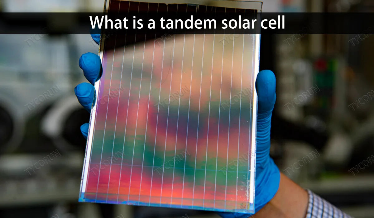 What is a tandem solar cell
