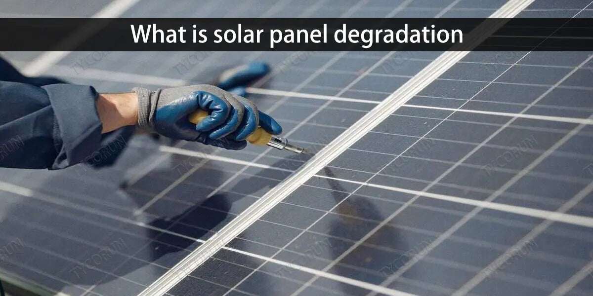 What is solar panel degradation