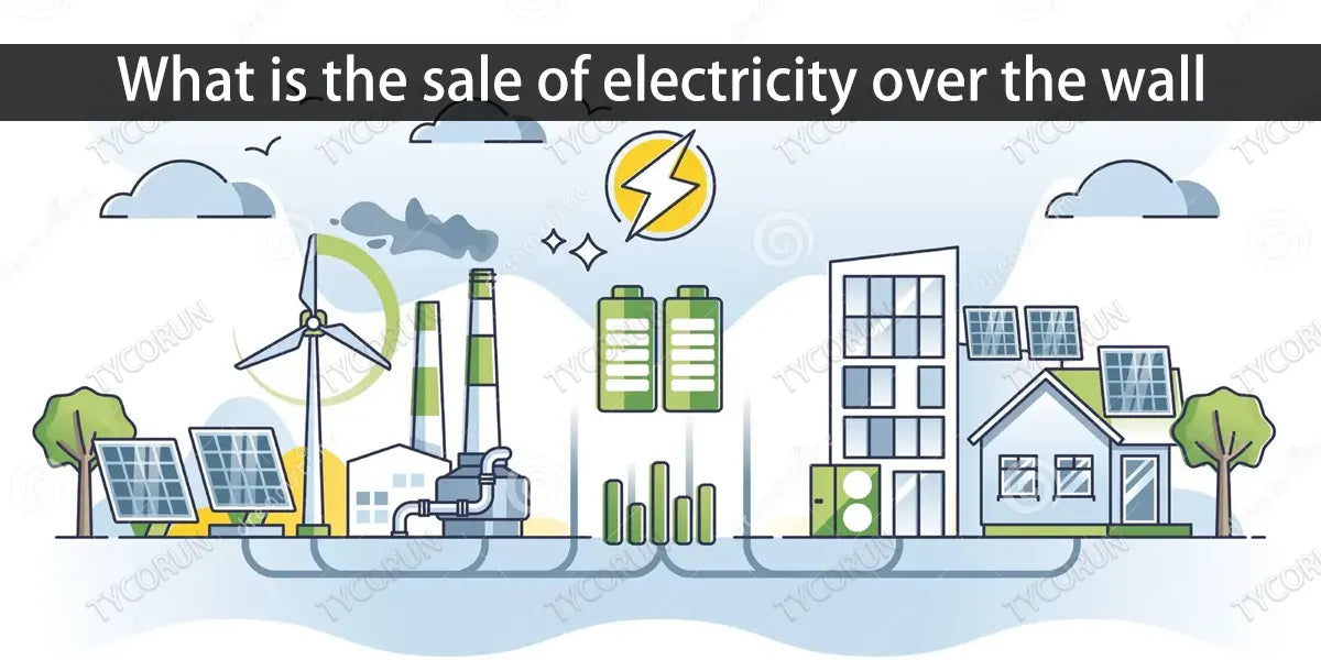 What is the sale of electricity over the wall