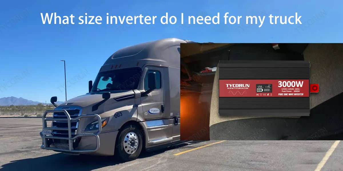 What size inverter do I need for my truck
