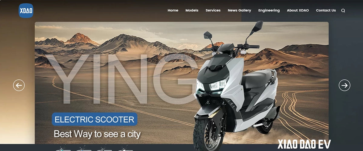 Xiaodao electric vehicle web