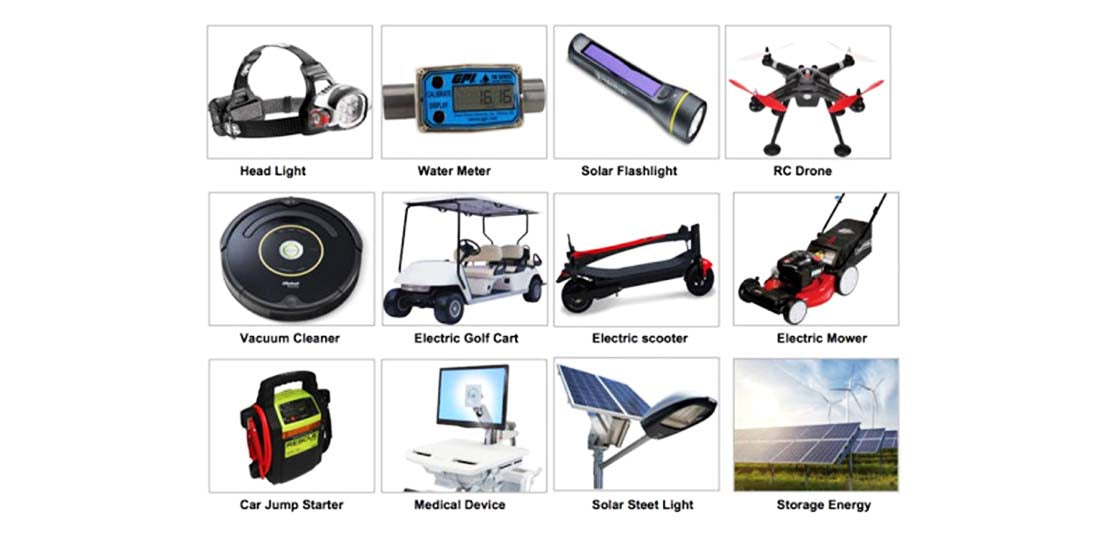 What Are The Industrial Usages Of 12v 10ah Lithium-Ion Batteries