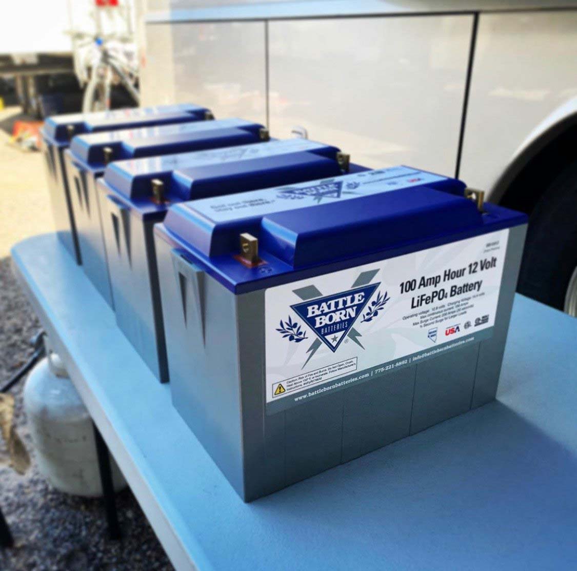 a travel trailer battery