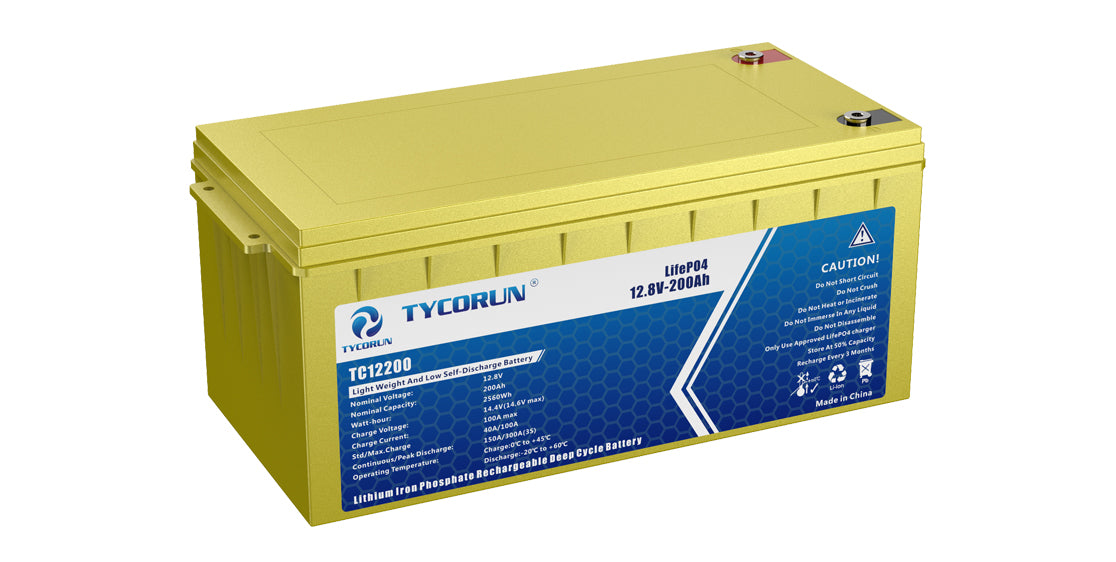 What is the overall composition of a 12v 200ah lithium battery