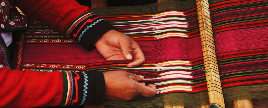 Aymara weaving artisan