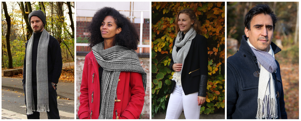 Different elegant ways to wear a scarf