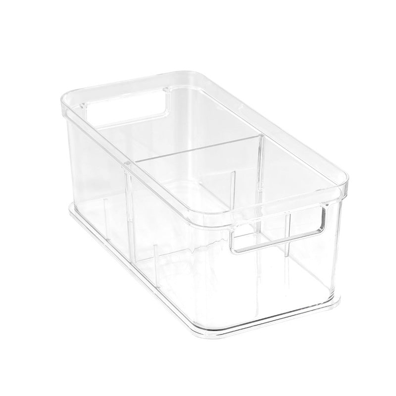 Image of Crystal Storage Tray with Adjustable Divider 28 x 14 x 11cm