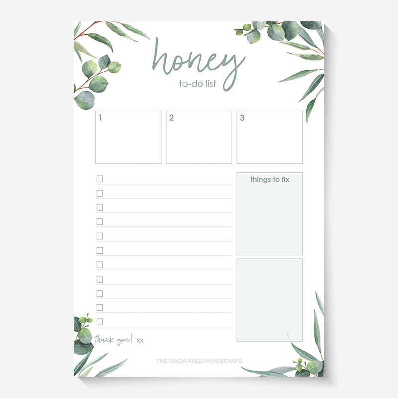 Image of Honey To-Do List Notepad