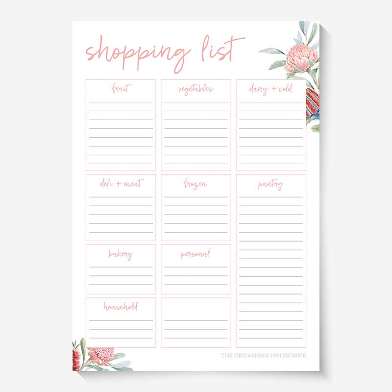 Image of Shopping List Notepads  