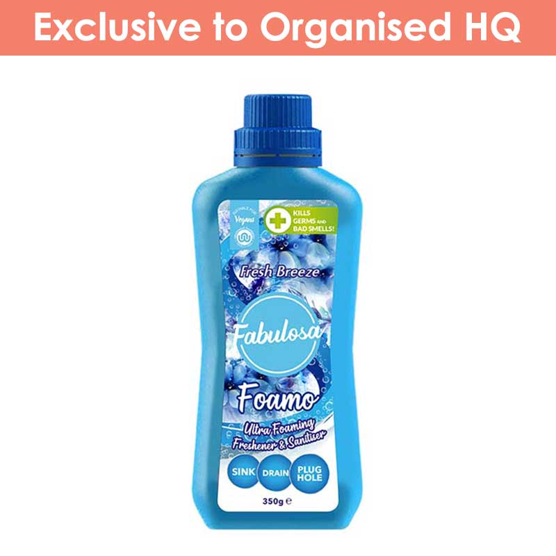 Image of Fabulosa Foamo Sink & Drain Freshener 350g - Fresh Breeze Exclusive to Organised HQ 