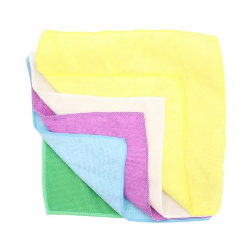 Image of Microfibre Cleaning Cloth - 5 Pk