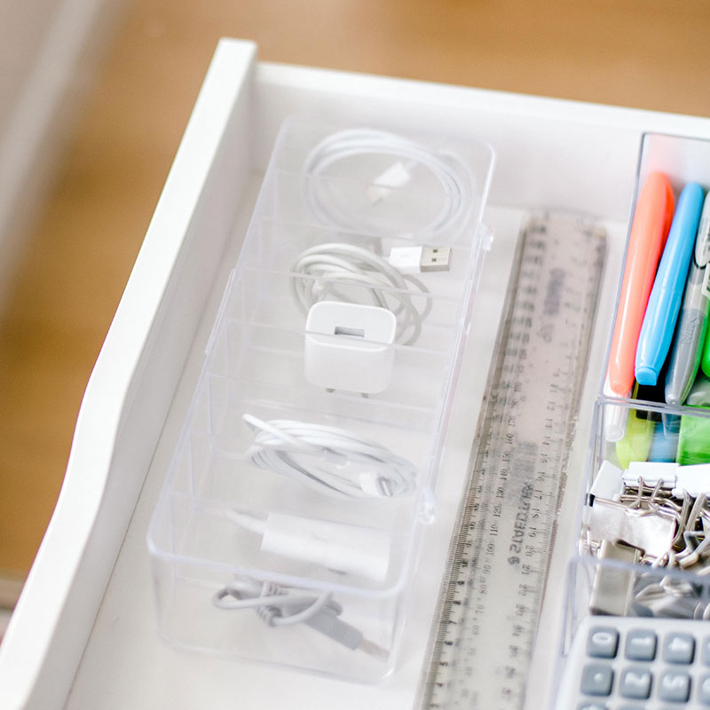 Organised Stationery Drawer - The Organised Housewife