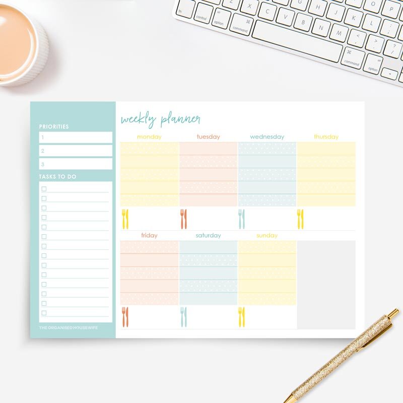 Image of A4 Weekly Planner Notepad