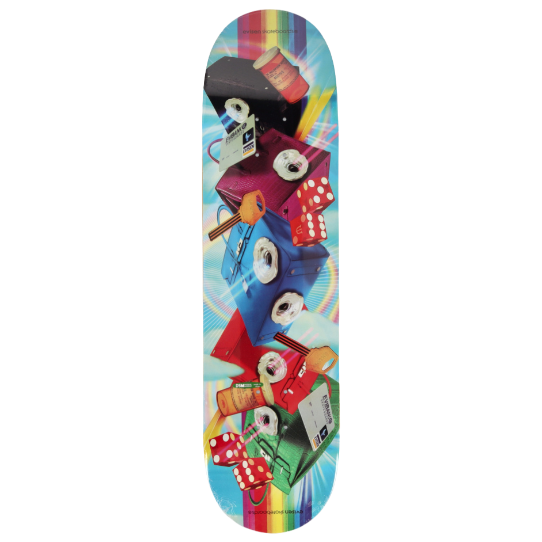 Evisen Skateboards Rainbow Skateboard Deck