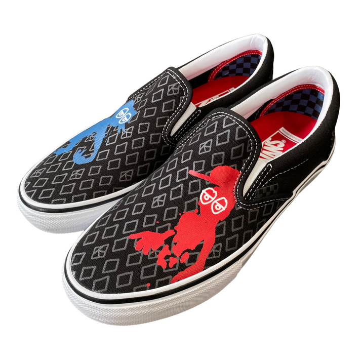 Vans x Krooked Skate Slip-On - Natas – Pro Skateboard Shop