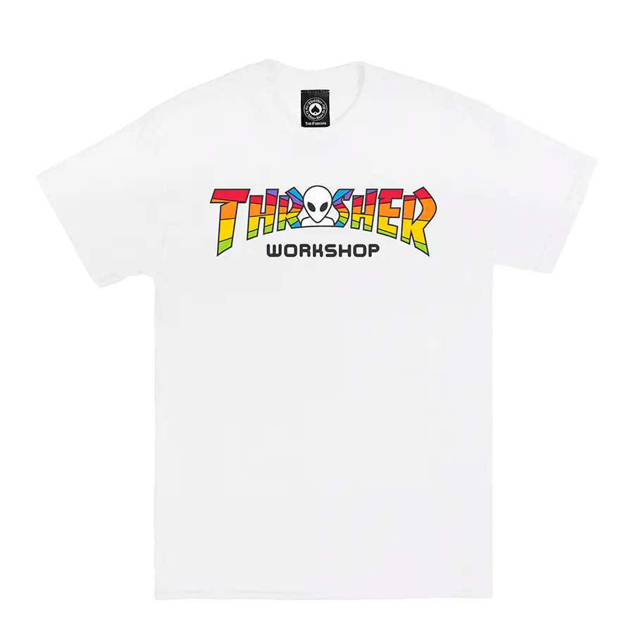 Thrasher x Alien Workshop Spectrum T-Shirt - White