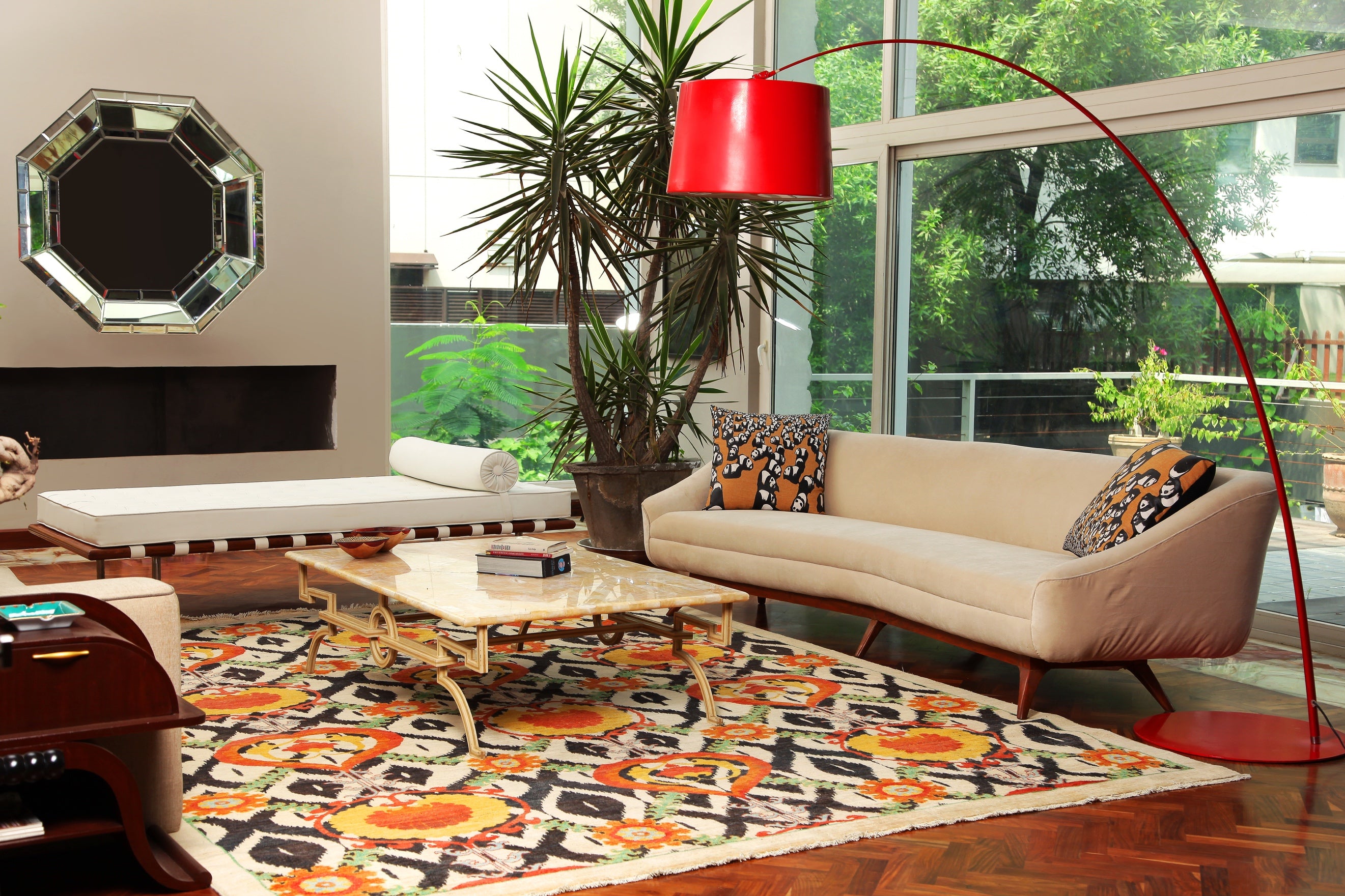 Patterned rugs are an amazing way to give any room a bold new look.