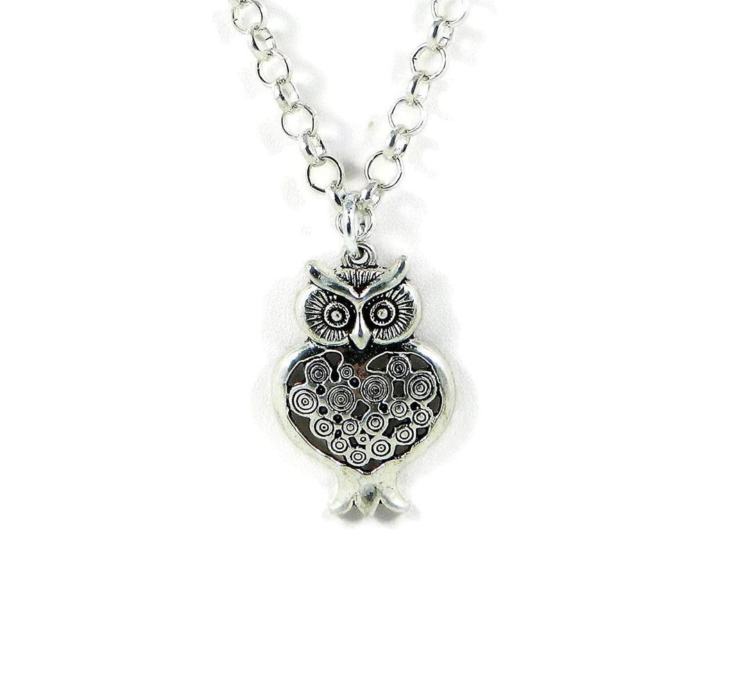 Long chain with lucky owl