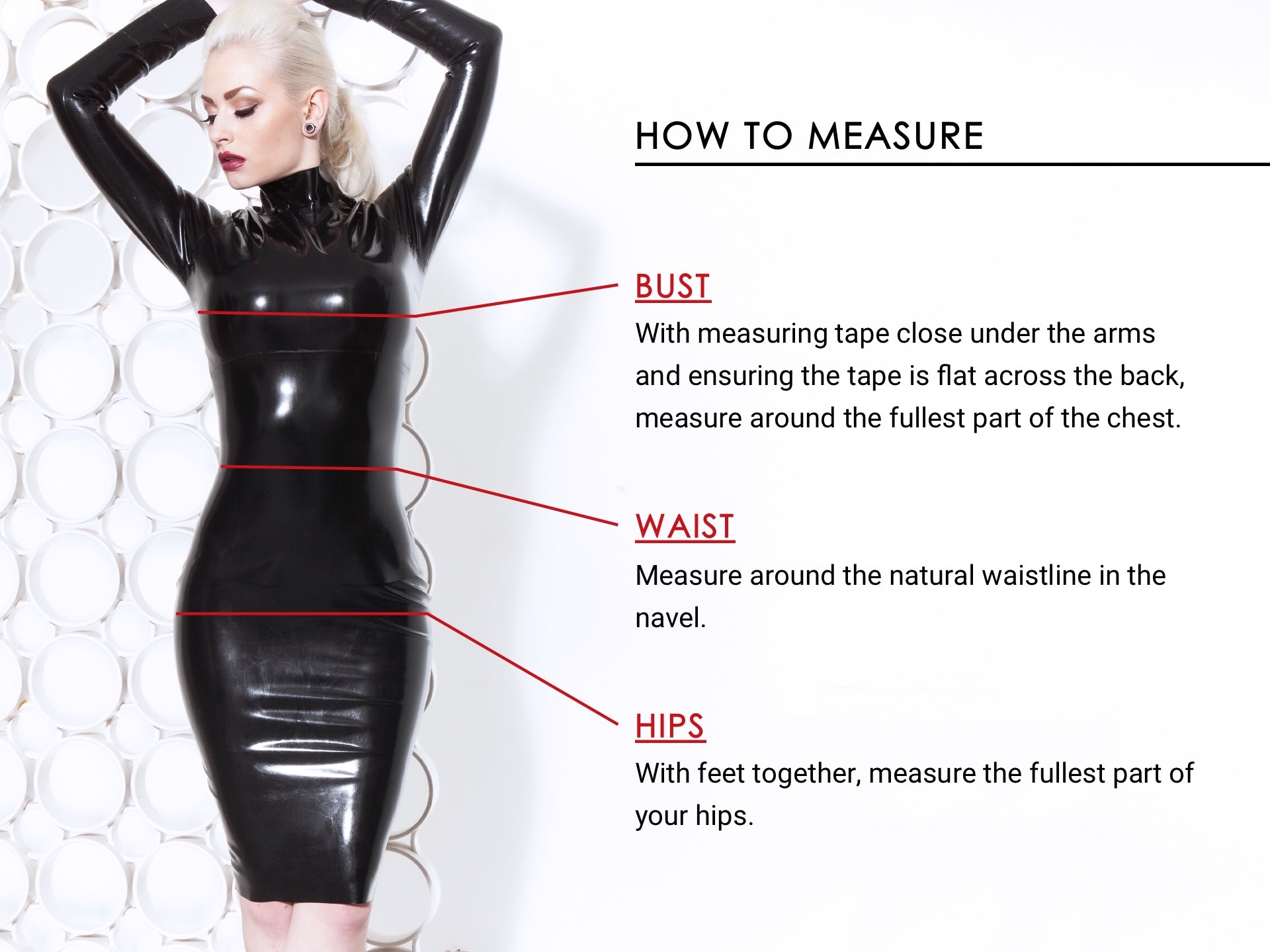 Womens size guide - how to measure yourself
