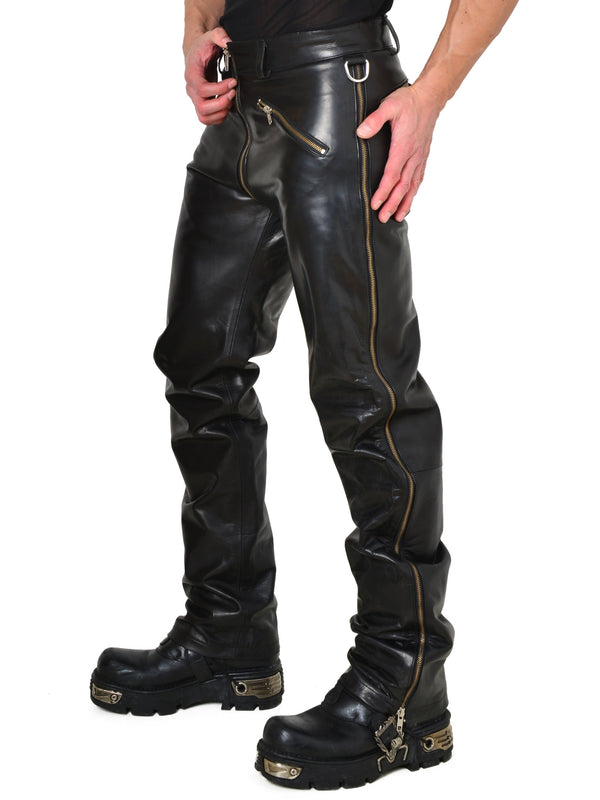 Buy Genuine Men's Leather Pants In UK | Leather Posh